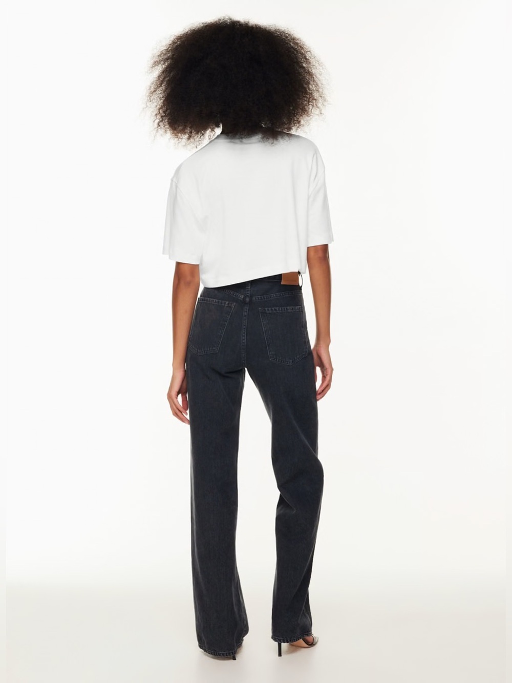 CITIZENS OF HUMANITY COH Annina High Waist Relaxed Wide Leg Jeans Black Sz 26 - Picture 2 of 16